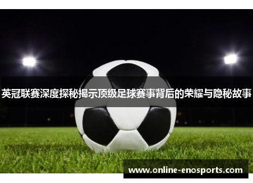 英冠联赛深度探秘揭示顶级足球赛事背后的荣耀与隐秘故事